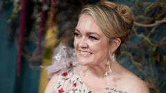Getty Images Colleen Hoover at a film premiere