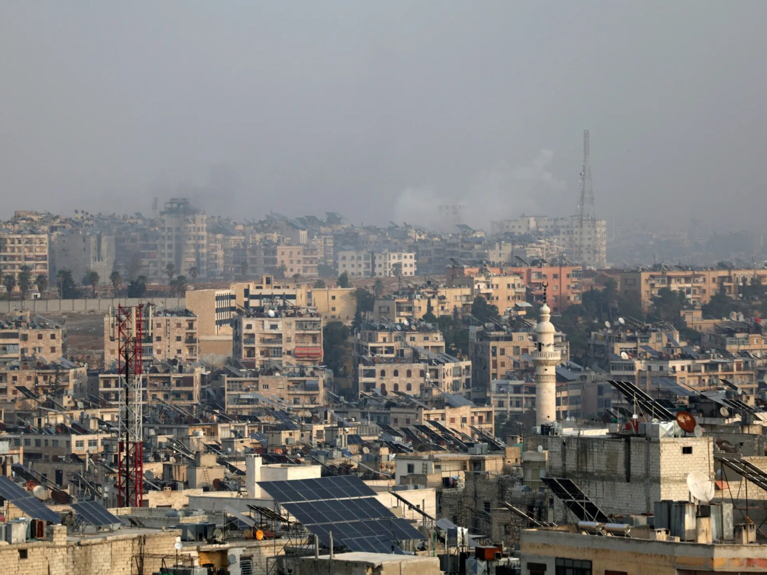 أشغال قصف واشتباكات بين الجيش السوري وقسد في حلب | أخبار سورية جارية