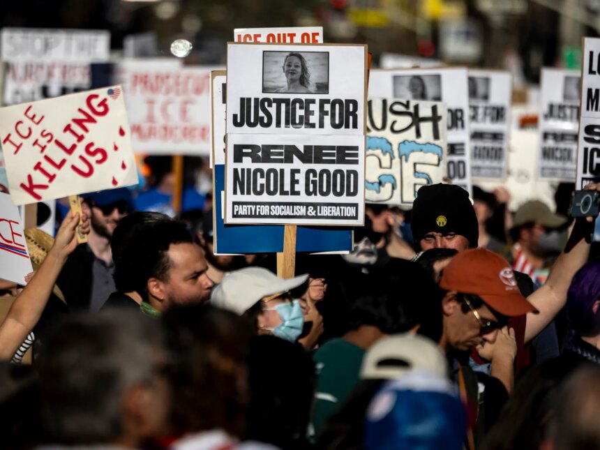المظاهرات الأمريكية تستمر احتجاجاً على مقتل امرأة برصاص هيومن ووتش | أخبار