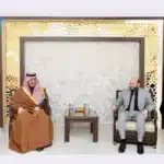 الرئيس التنفيذي للصندوق السعودي يبحث التعاون مع سوريين في مبادرات تنموية.