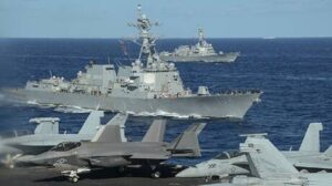 الجيش الأمريكي يكشف عن مدمرة تقود حصار الموانئ الإيرانية (صورة) - عاجل.