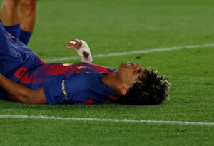 برشلونة يعلن رسمياً غياب لامين جمال حتى نهاية الموسم (68 حرفًا)
