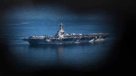 عاجل: حاملة طائرات أمريكية تغادر الشرق الأوسط بعد انتشار قياسي.