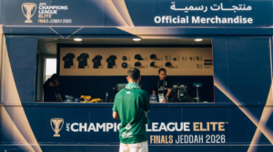 متاجر دوري أبطال آسيا تعلن استقبال جماهير جدة للمنتجات الرسمية.