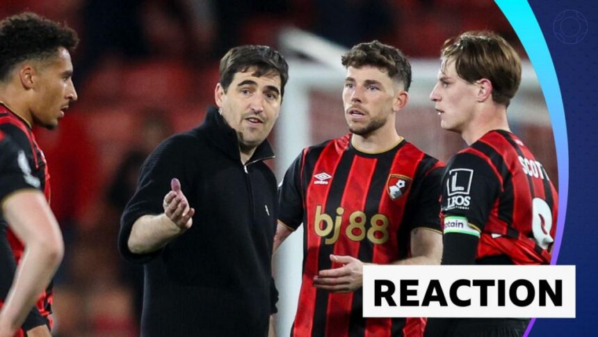 مدرب ليدز يشتكي من رفض اضطرار هدف للخارج بسبب التسلل، غضب واضح.